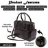 Black Croc Drink Purse Insulated with Bladder Bag